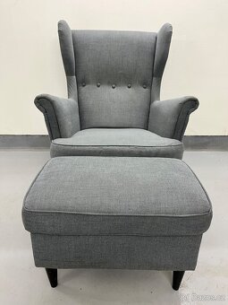 Křeslo ušák Ikea Strandmon - 2