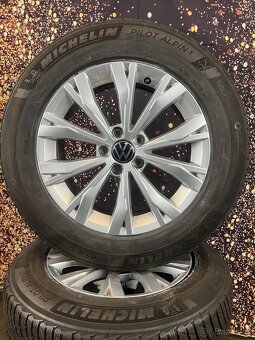 Originální ALU kola VW Tiguan MONTANA 5x112 zimní 215/65R17 - 2