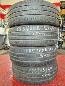 4ks 185/60 R15 84H Kumho Ecowing ES01 4,5mm cena za sadu - 2
