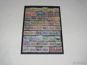 Staré známky HRADČANY - První republika/108ks - 2