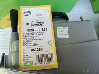 Renault 18 Valeo nová přední světla krabice - 2