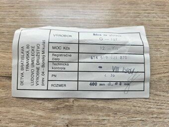 Retro jehlice na pletení - 1987. - 2