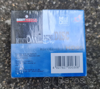 Originální balení Minidisk BestMedia 80 - 2