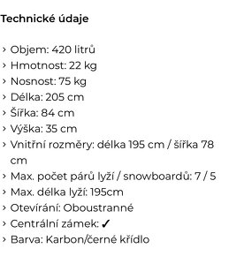 Střešní box k pronájmu - 2
