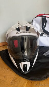 Helma LS2 MX701 EXPLORER SOLID WHITE- L - 2