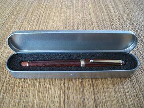 Nové kuličkové pero ze dřeva Rosewood s logem SHELL - 2