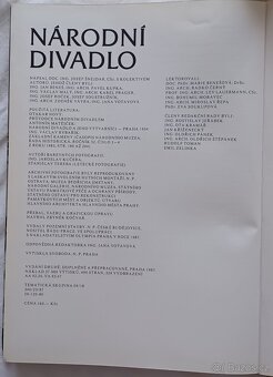 Národní divadlo, Josef Šnejdar a kol., 2. vydání, Praha 1987 - 2