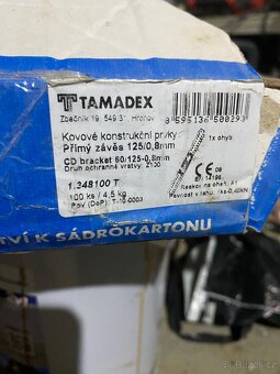 Přímý závěs 80ks a bandáž Sádrokarton - 2