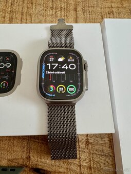 Apple Watch Ultra 2 49mm – Titanové pouzdro + Luxusní příslu - 2