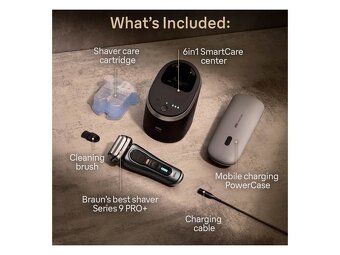 Holicí strojek Braun Series 9 PRO+ Wet&Dry 9675cc - 2