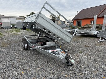 Přívěsný vozík 300x185cm,hydraulicky sklopný 3-strany,3500kg - 2