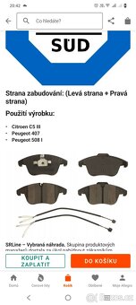 Přední brzdové destičky - 2