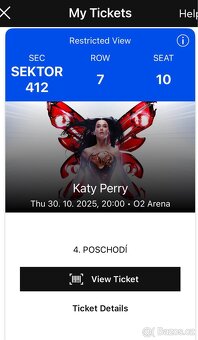 Lístky Katy Perry - 2