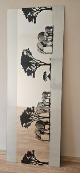 Nástěnné zrcadlo s motivem slonů - 2