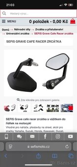 Koupím výfuk,zrcátka. yamaha mt07 2016 - 2