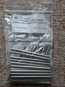 Nerezové válcové kolíky 3,4,5 mm - 2