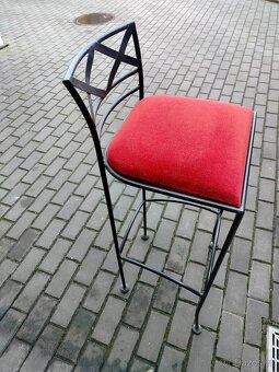 Kovaná barová židle  2 kusy - 2