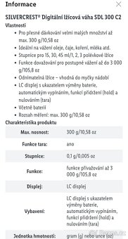 Digitální lžícová váha - 2