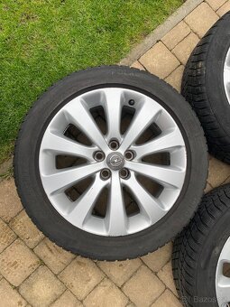 Opel astra J, K,17' ALU KOLA ORIG.7J 5x105 ET42 ZIMNÍ+LETNÍ - 2