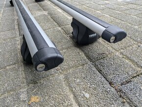 Hlinikove pricniky THULE 120cm AeroBar a patky Rapid System - 2