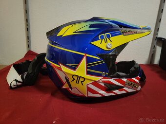 Prodám MX helmu Rockstar - 2