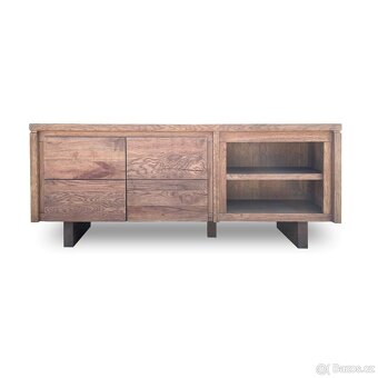TV komoda z dubového masivu  200 cm - Pune - 2