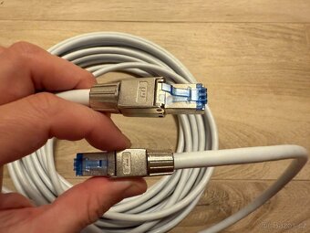 S/FTP CAT.8 26AWG - 8.1 Class 1-40000 Mbit/s 10 metrů bílá - 2