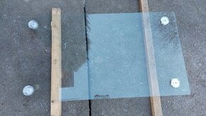 Stůl jídelní skleněný 120x65 RENI A Jamall - nekompletní - 2