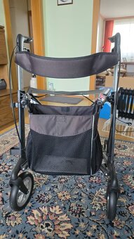 Chodítko pro seniory, Rollator, čtyřkolové provedení - 2