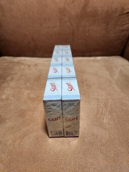 Retro kartón cigaret MODRÉ START, 50 Kč kolek - 2