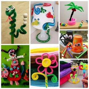 Nové flexibilní plyšové tyčinky pro výrobu hraček a ozdob -5 - 2