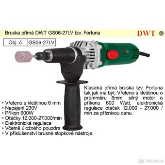 Bruska DWT GS06-27 LV nová - 2