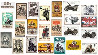 plechová cedule - motocykl Zündapp KS 750 - 2