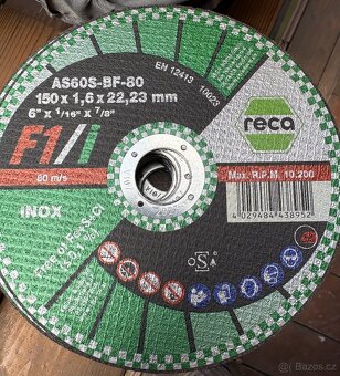 ŘEZNÉ KOTOUČE - AKCE - KUS ZA 20 KČ VŠECHNY ROZMĚRY - 2