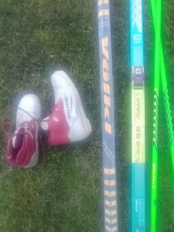 Běžky 195 cm, hůlky, boty - 2