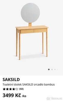 Toaletní stolek se zrcadlem - 2