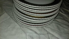 Retro servis:Polévková mísa+ sada talířů - 2