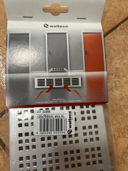 Větrací mřížka do dveří nerezová - 2