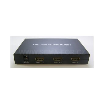 HDMI HIFI matrix 4 výstupy na 2 vstupy - 2