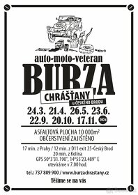 Auto moto veterán Burza Chrášťany 24.3. - 2