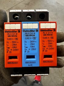 Přepěťová ochrana Weidmüller PU II 2+1 R - 2