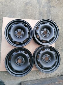 Plechové disky 14" 5X100 J6.0 ET 37 Škoda VW Seat - 2
