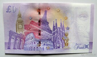 Královna Alžběta 0 Pound souvenir bankovka, Platinum jubilee - 2