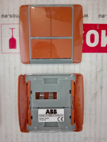 Vypínače a dvojzásuvka ABB Element - 2