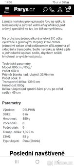 Prut na vyvěšenou Delphin telepikes - 2