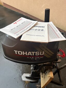 Lodni motor Tohatsu 5hp 4t, kratka noha, po servise - 2