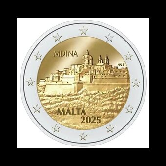 2€ Malta 2025 - Maltský vôl + Mdina - 2