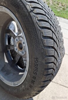 ALU kola, Continental zimní 195/55 R16 - 2