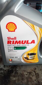 Motorový olej Shell Rimula 15w40 - 2