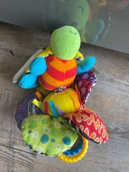 Lamaze hračky kytka / kopretina s včelkou vrní - 2